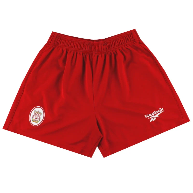 1996-98 Liverpool Reebok Home Shorts M