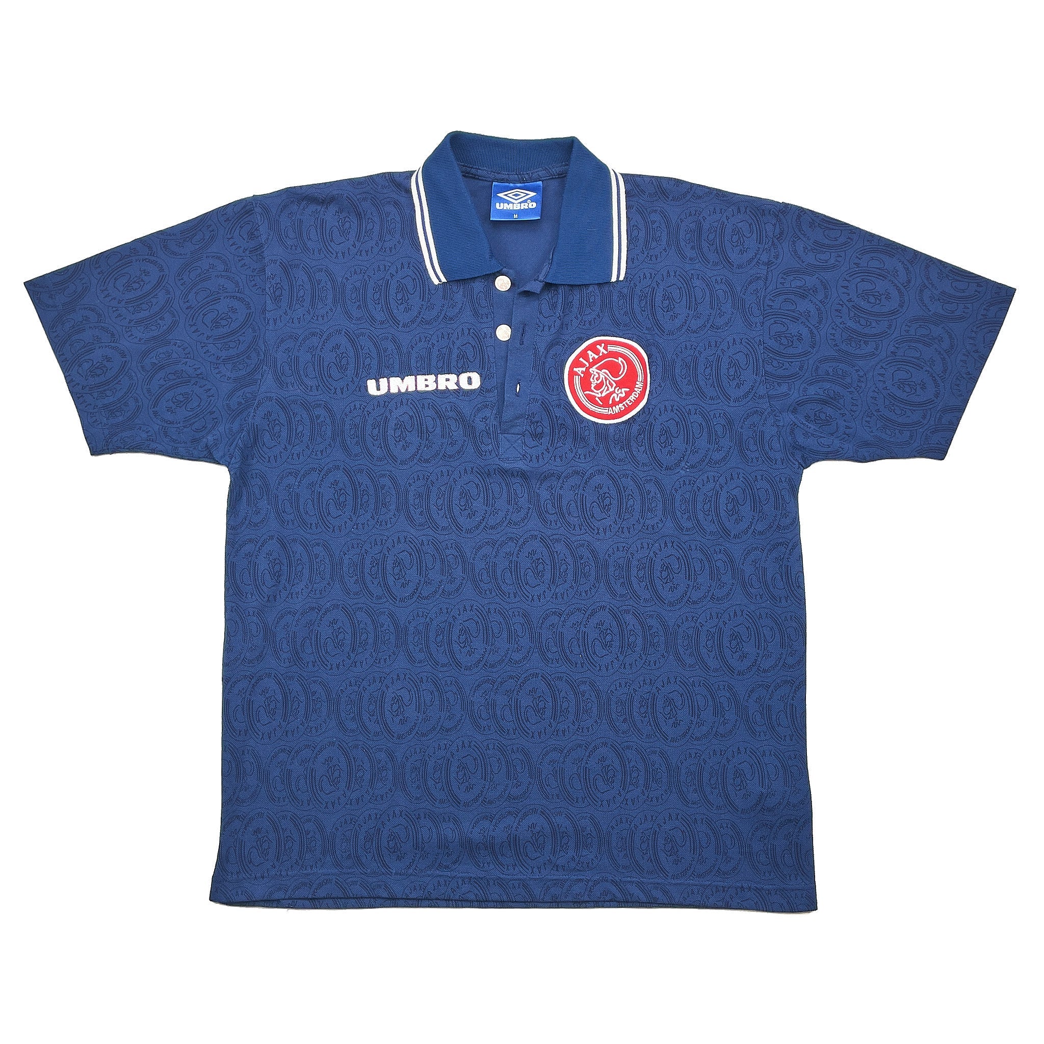 1997/98 Ajax Polo Shirt (M) Umbro - Image 3