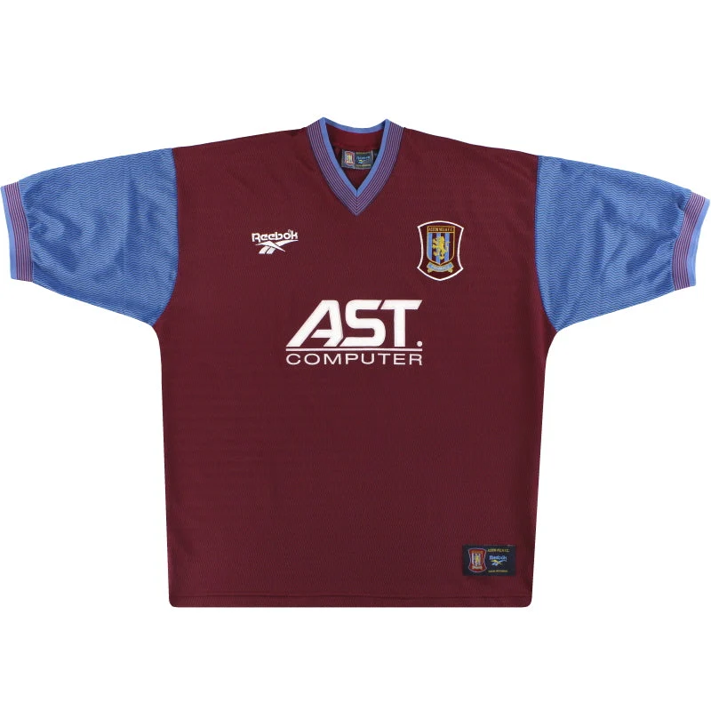 1997-98 Aston Villa Reebok Home Shirt Yorke #10 Y