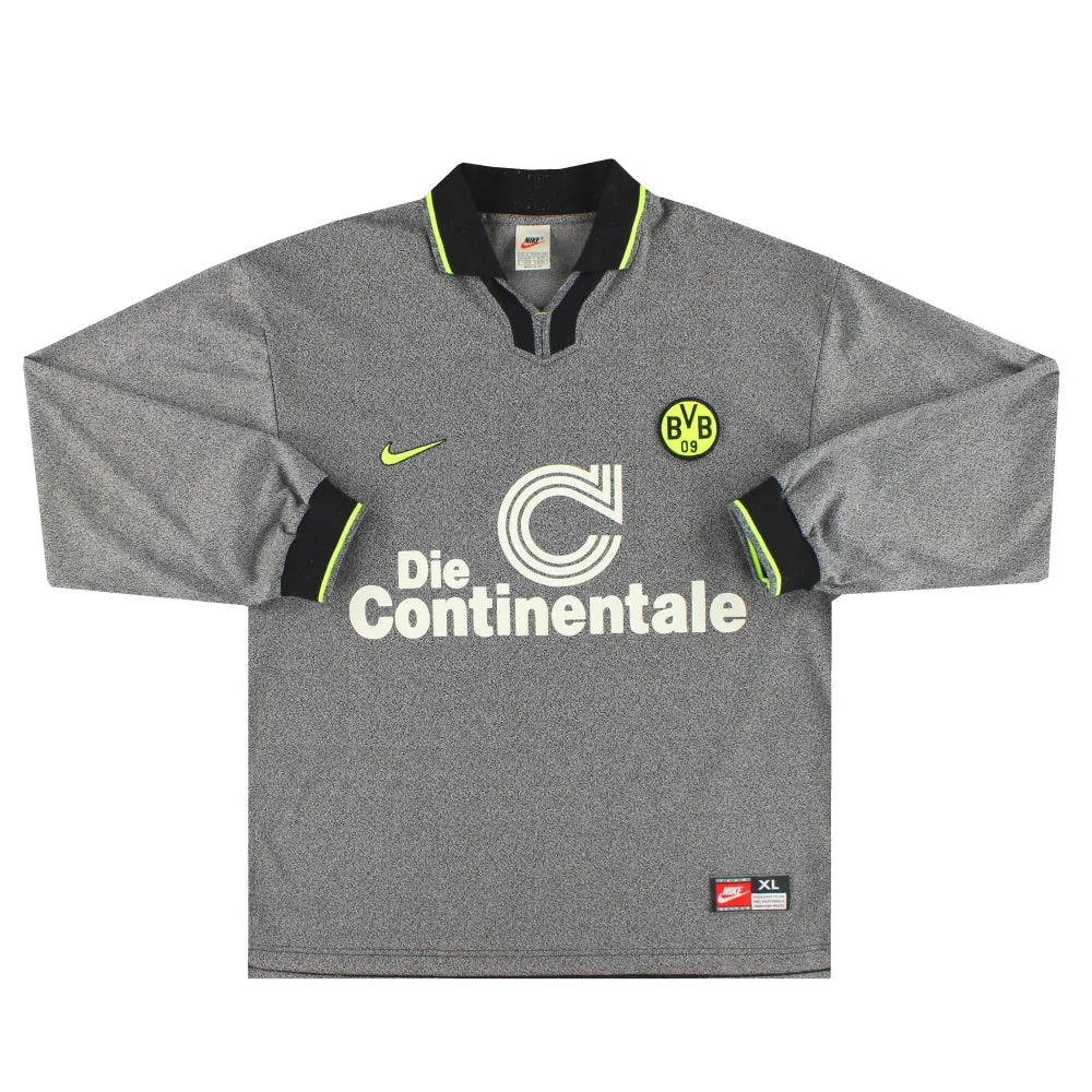 1997-98 Borussia Dortmund Nike Away Shirt L/S XL