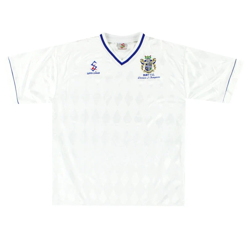 1997-98 Bury Super League 'Champions' Home Shirt *As New* L