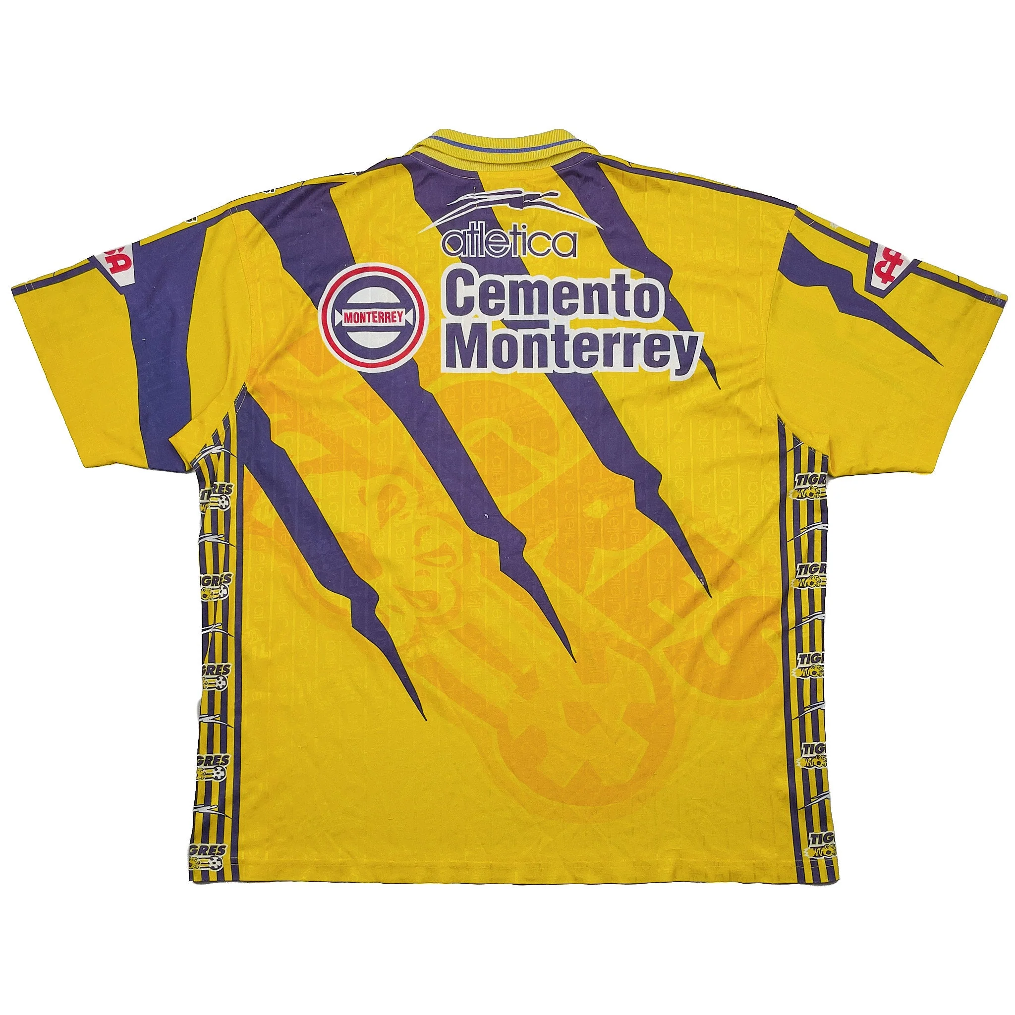 1997/98 Tigres UANL *Signed* Home Shirt (L) Atletica - Image 2