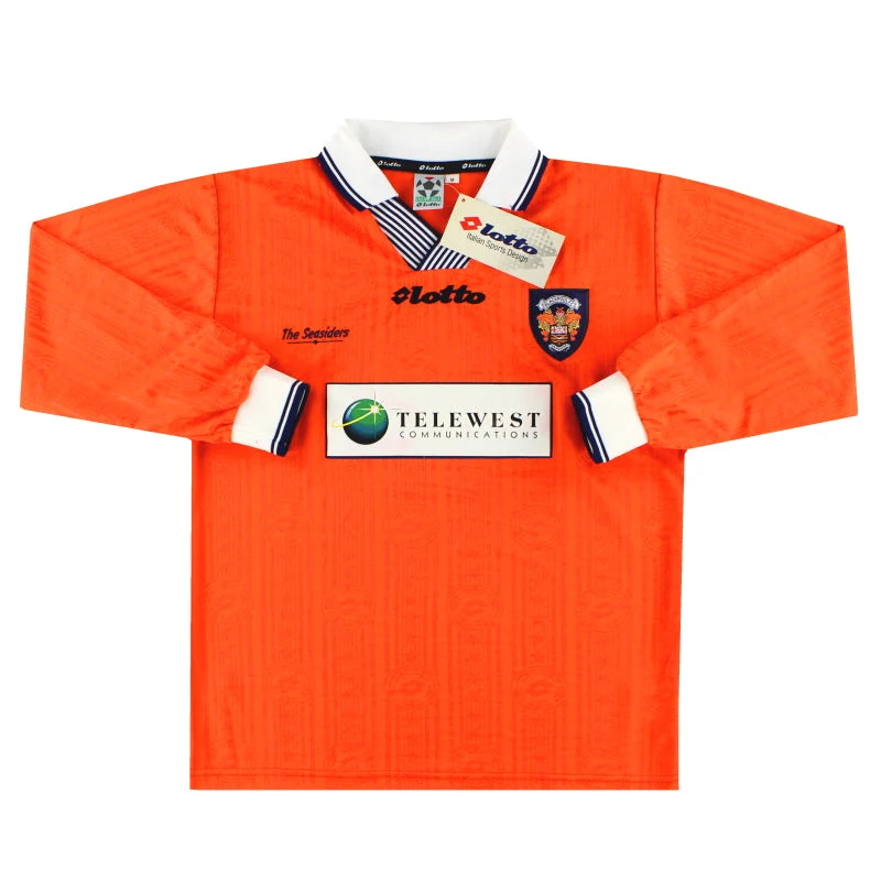 1997-99 Blackpool Lotto Player Issue Home Shirt L/S *BNIB*