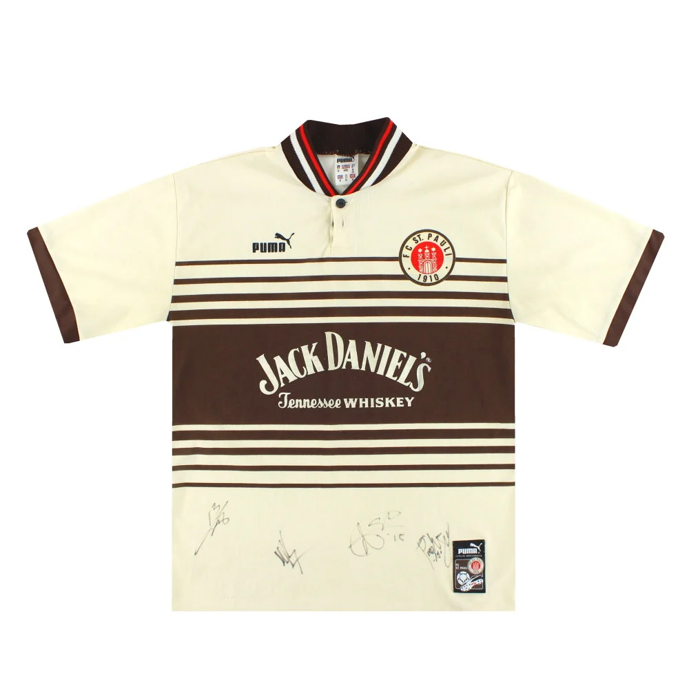 1997-99 FC St. Pauli Puma 'Signed' Home Shirt M