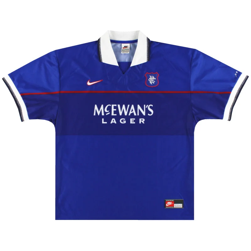1997-99 Rangers Nike Home Shirt M