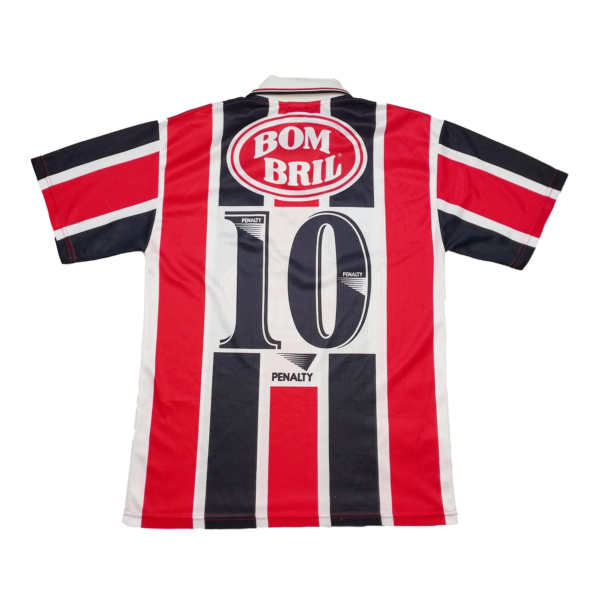 1997/99 Sao Paulo #10 Home Shirt (M) Penalty - Image 2