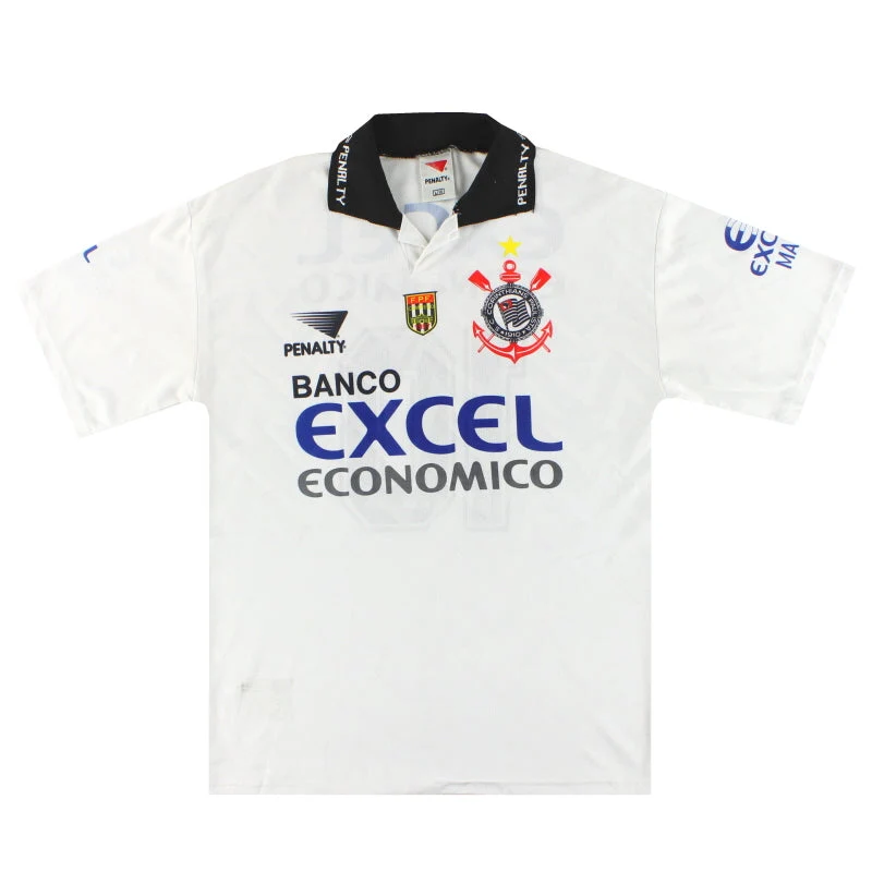 1997 Corinthians Penalty Home Shirt #10 L