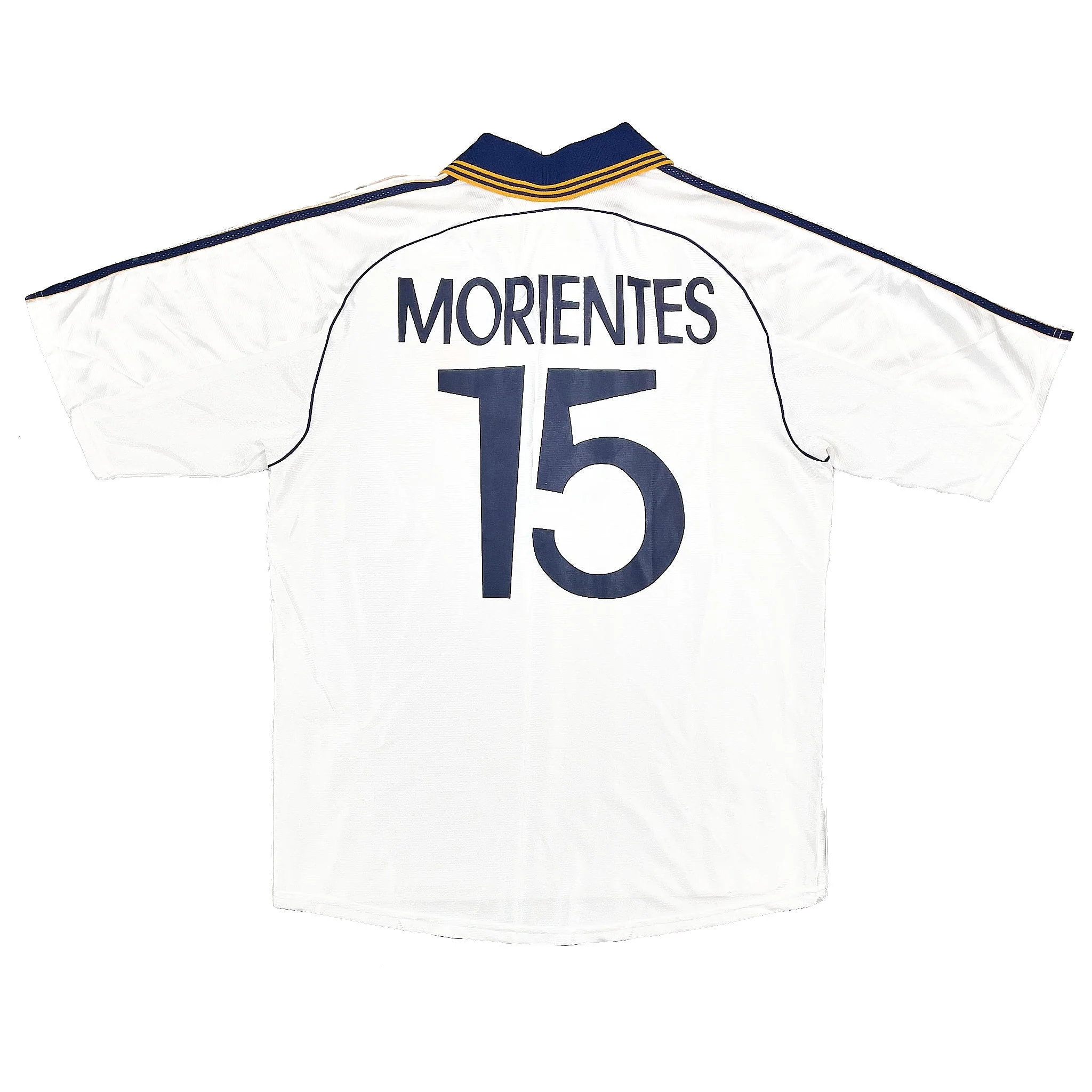 1998/00 Real Madrid Morientes #15 Home Shirt (L) Adidas