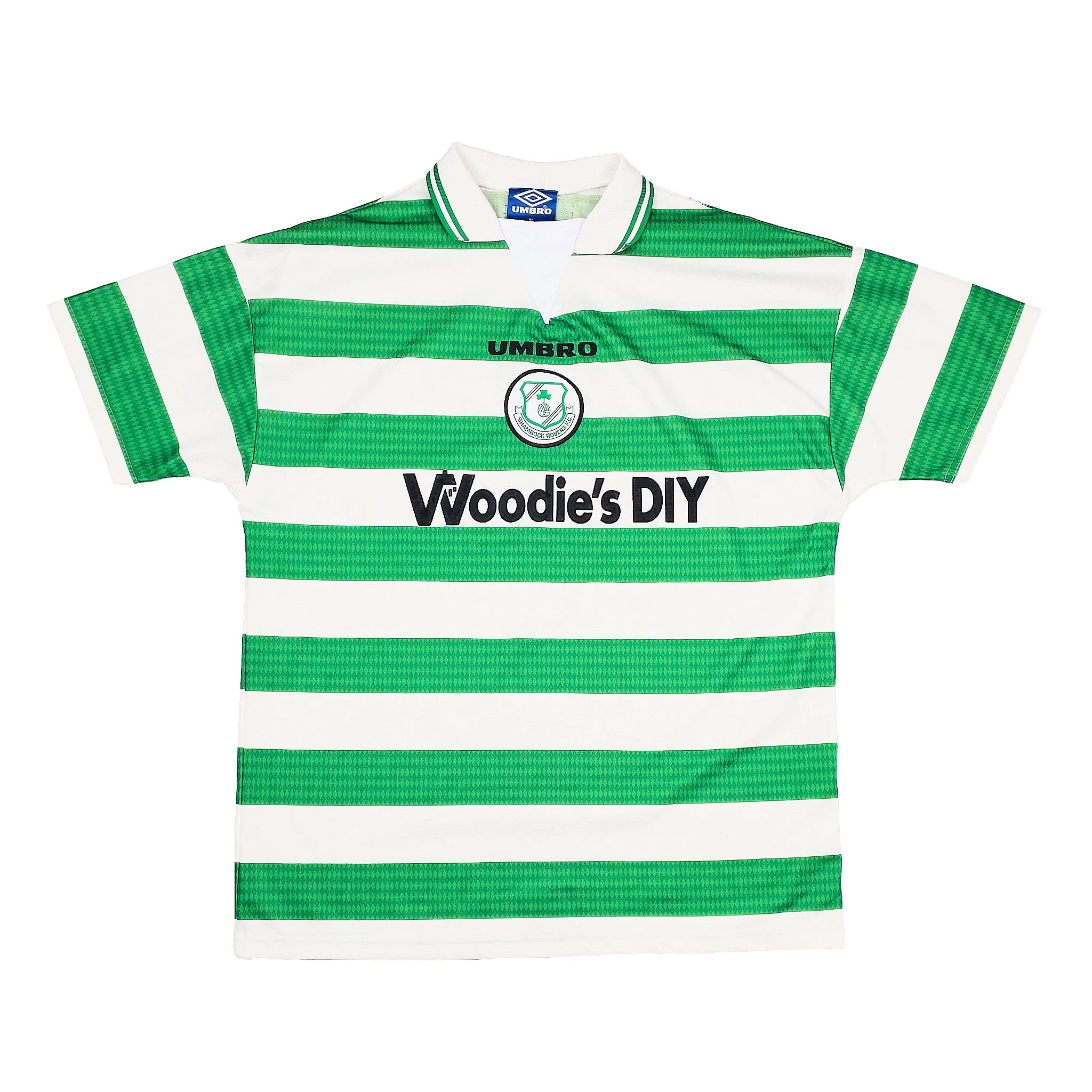 1998/99 Shamrock Rovers Home Shirt (XL) Umbro - Image 4