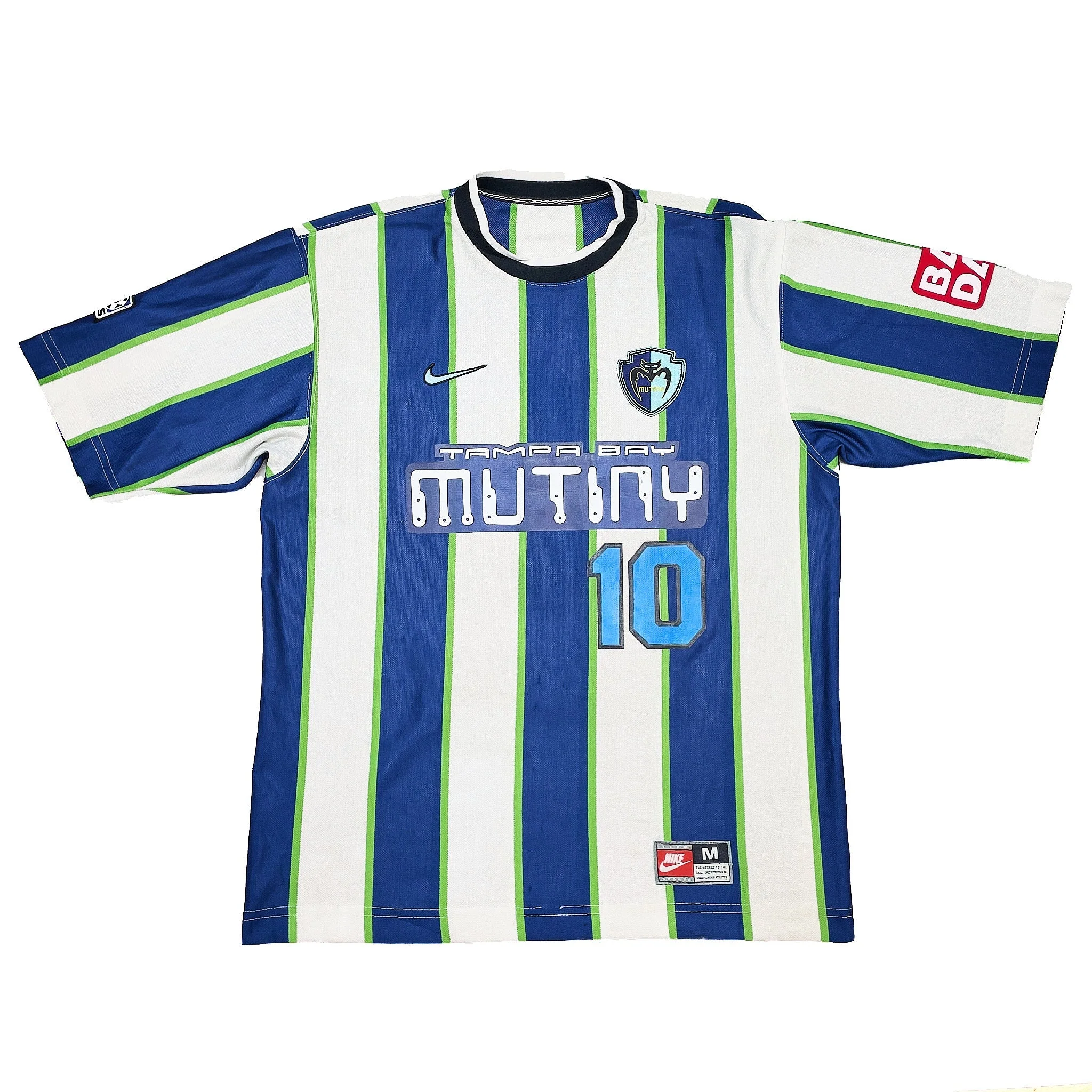 1998/99 Tampa Bay Mutiny Valderrama #10 Away Shirt (M) Nike - Image 2
