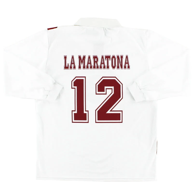 1998-99 Torino Player Issue Signed Away Shirt #12 L/S XL