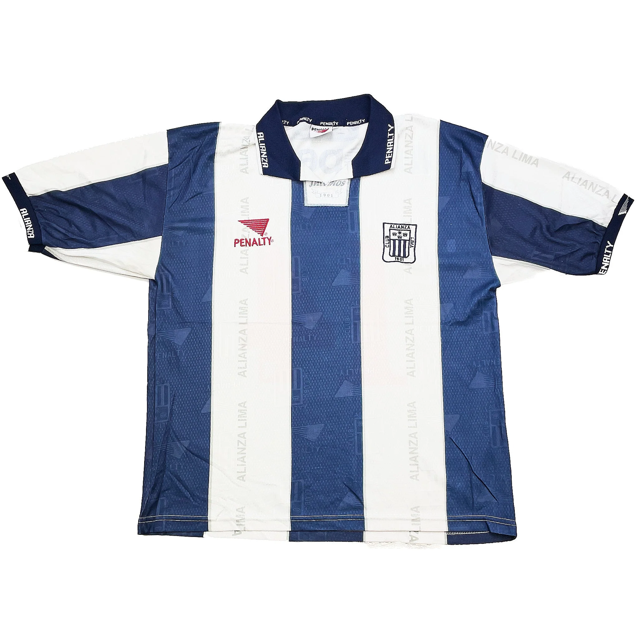 1998 Alianza Lima #14 Home Shirt (L) Penalty - Image 3