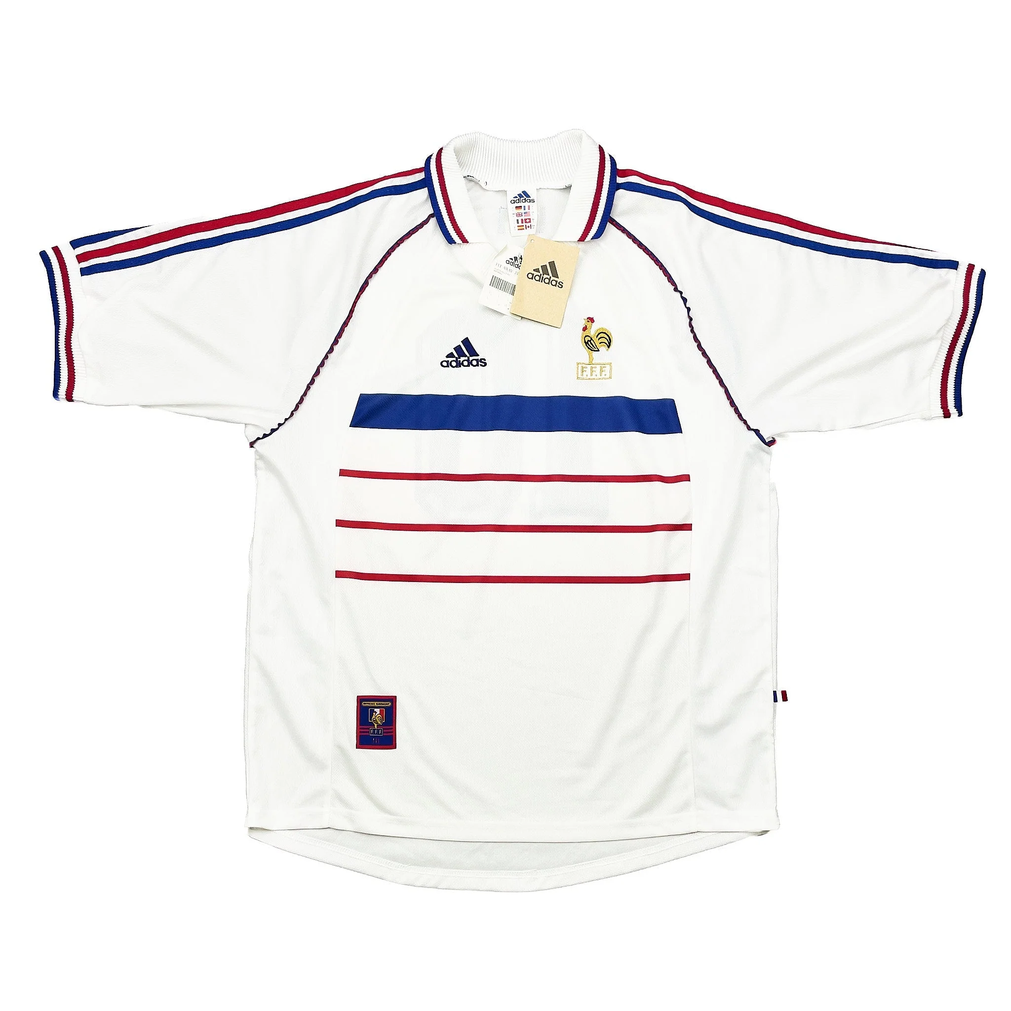 1998 France #10 *BNWT* Away Shirt (L) Adidas