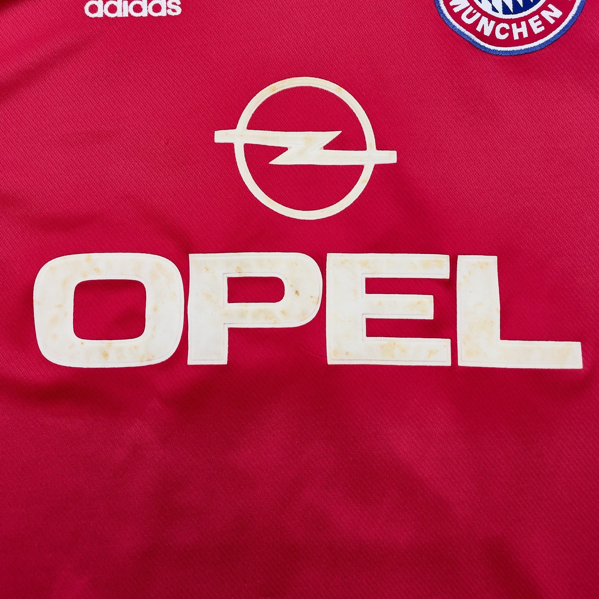 1999/00 Bayern Munich Elber #9 Home Shirt (L) Adidas - Image 3