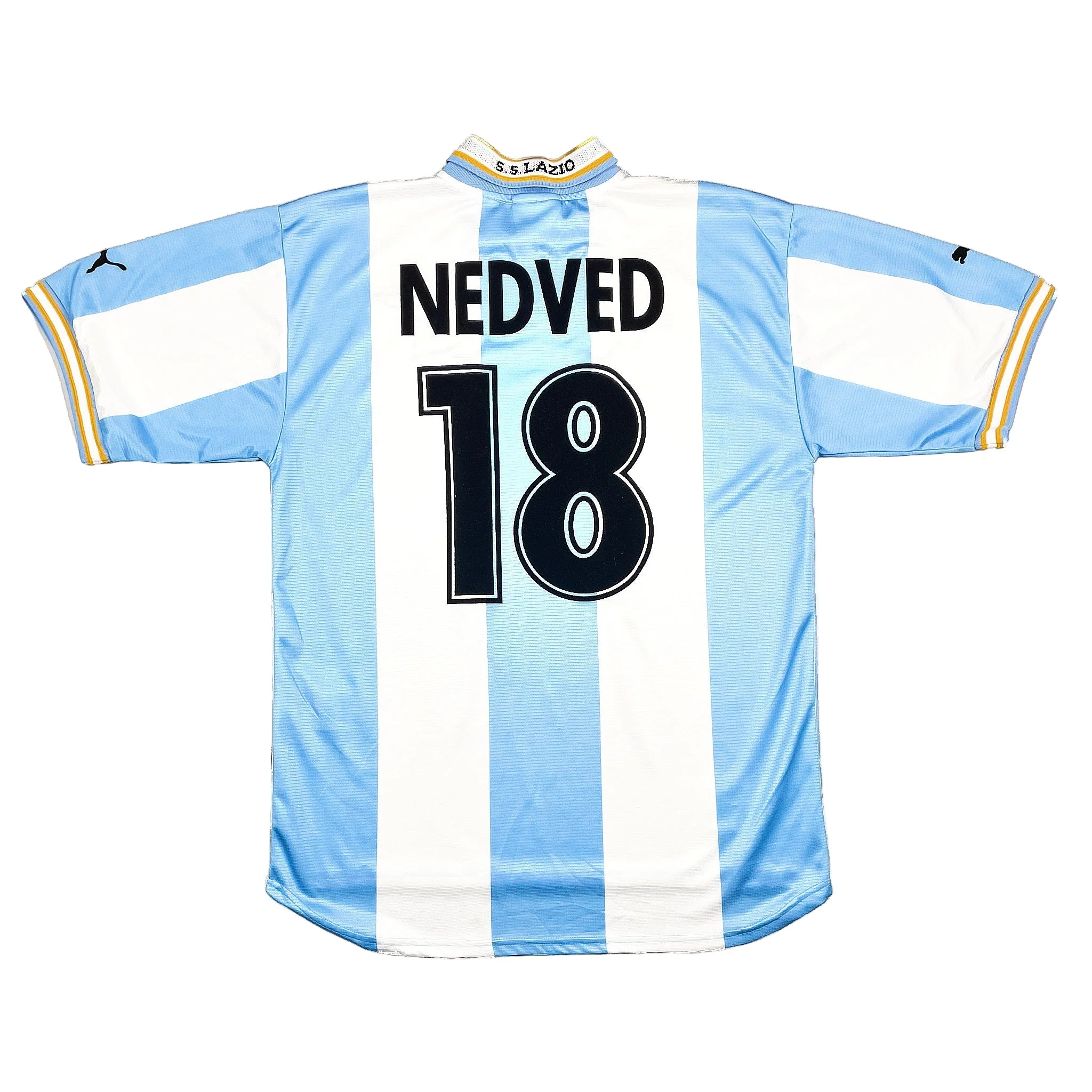 1999/00 Lazio Nedved #11 *Mint* Home Shirt (L) Puma - Image 3