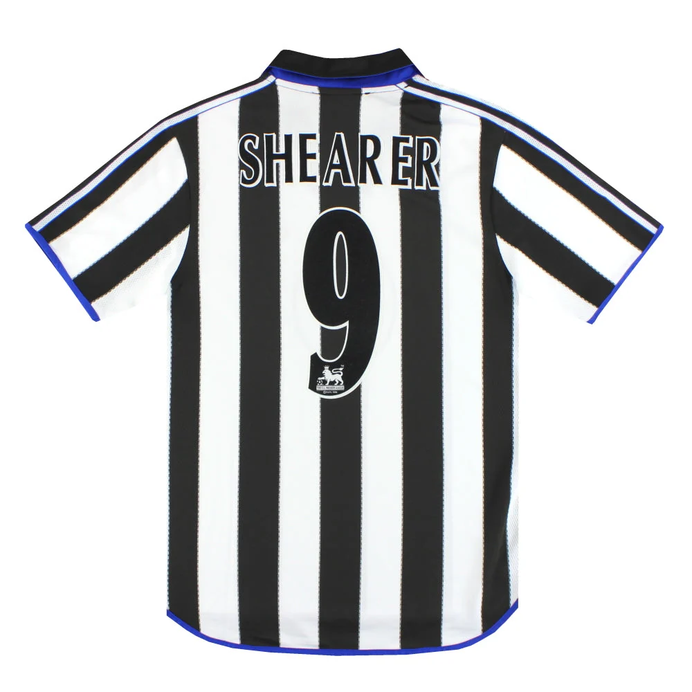 1999-00 Newcastle adidas Home Shirt Shearer #9 *Mint* L