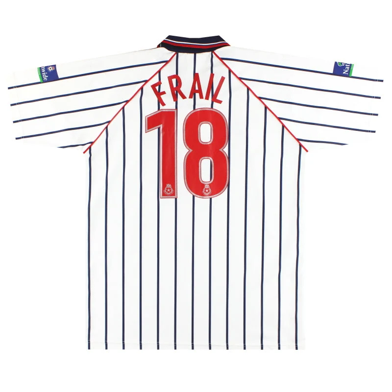 1999-00 Tranmere Rovers Patrick Match Issue Home Shirt Frail #18 XL