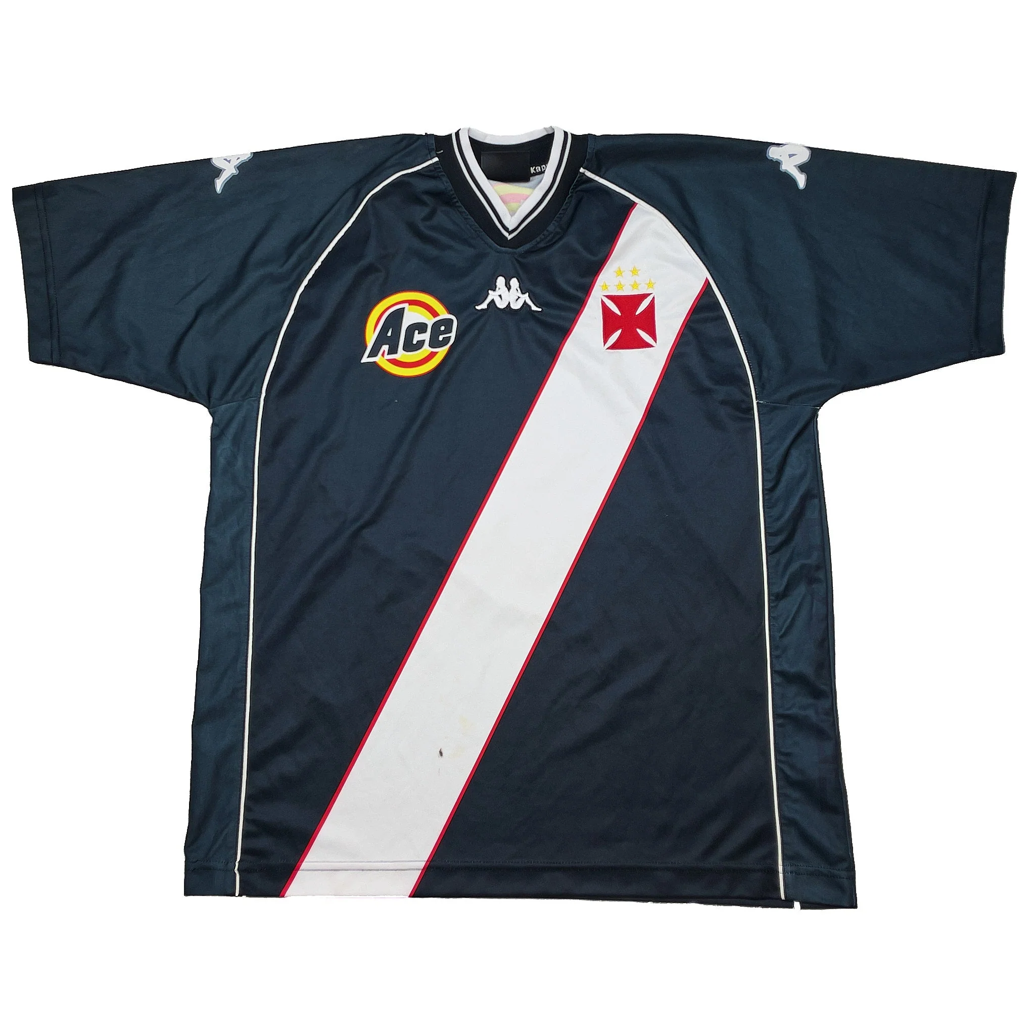 1999/00 Vasco Da Gama #9 Home Shirt (L) Kappa - Image 5