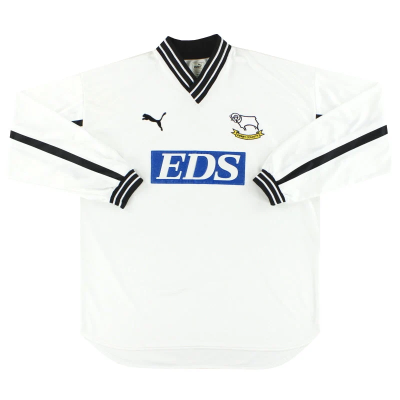 1999-01 Derby County Puma Home Shirt L/S L