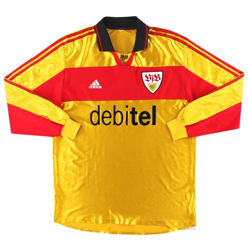 1999-01 Stuttgart adidas Player Issue Third Shirt #8 L/S XL