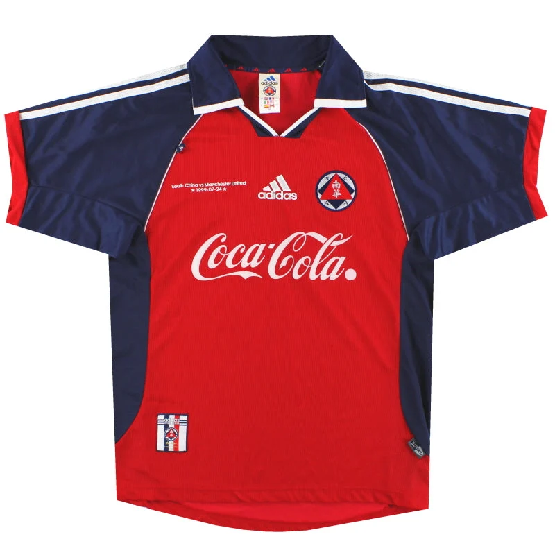 1999-990 South China 'vs Manchester United' Special adidas Home Shirt M / Excellent / Medium