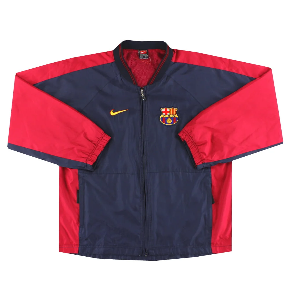 2000-01 Barcelona Nike Track Jacket M