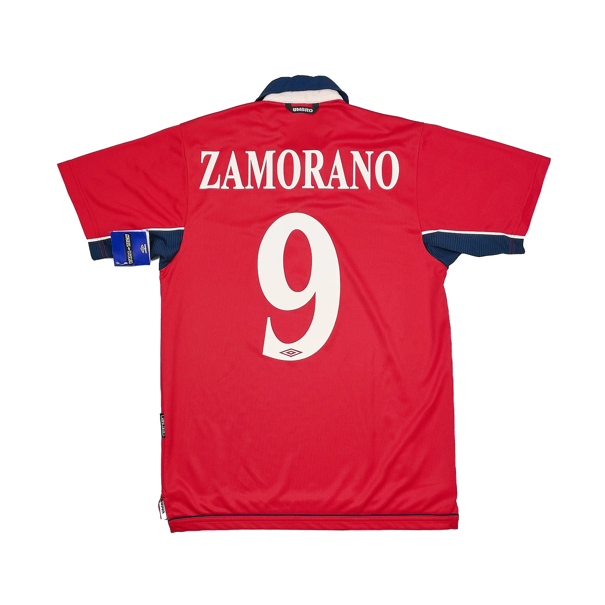 2000/01 Chile Zamorano #9 *BNWT* Home Shirt (S) Umbro - Image 3