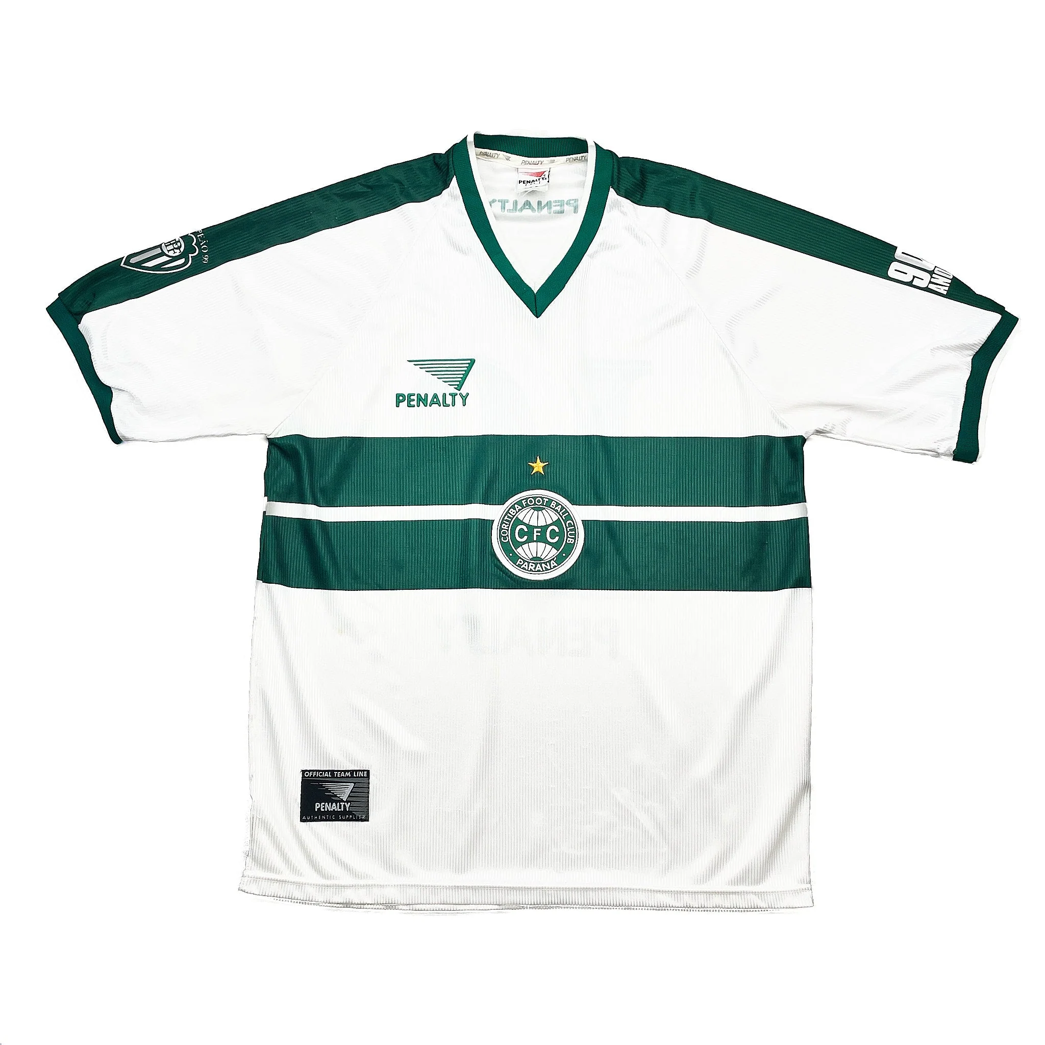 2000 Coritiba #10 *90 Year* Home Shirt (L) Penalty