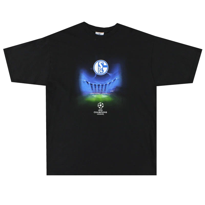2000s Schalke Graphic Champions League Tee L