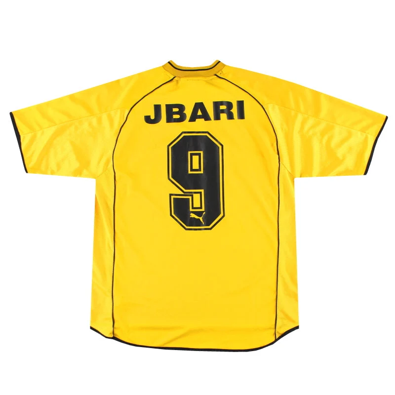 2001-02 Aris Thessaloniki Puma Home Shirt Jbari #9 XL