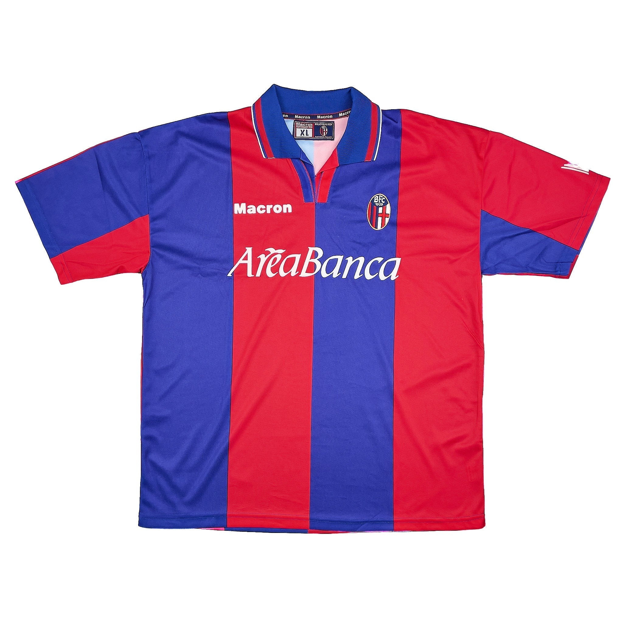 2001/02 Bologna Cruz #9 Home Shirt (XL) Macron - Image 2