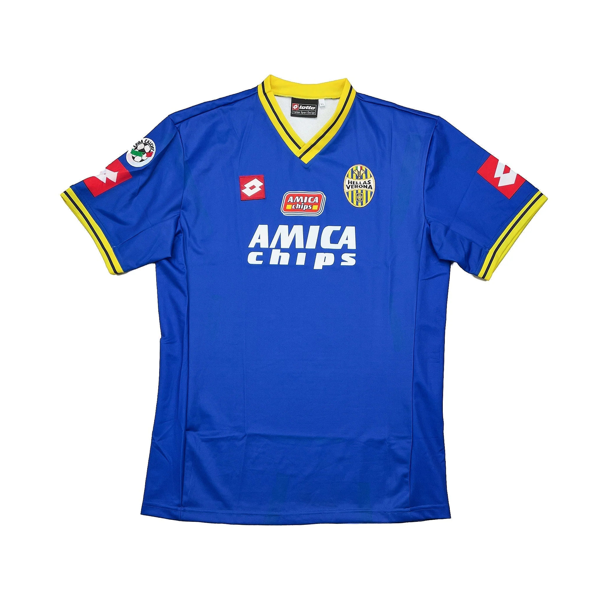 2001/02 Hellas Verona Home Shirt (XL) Lotto