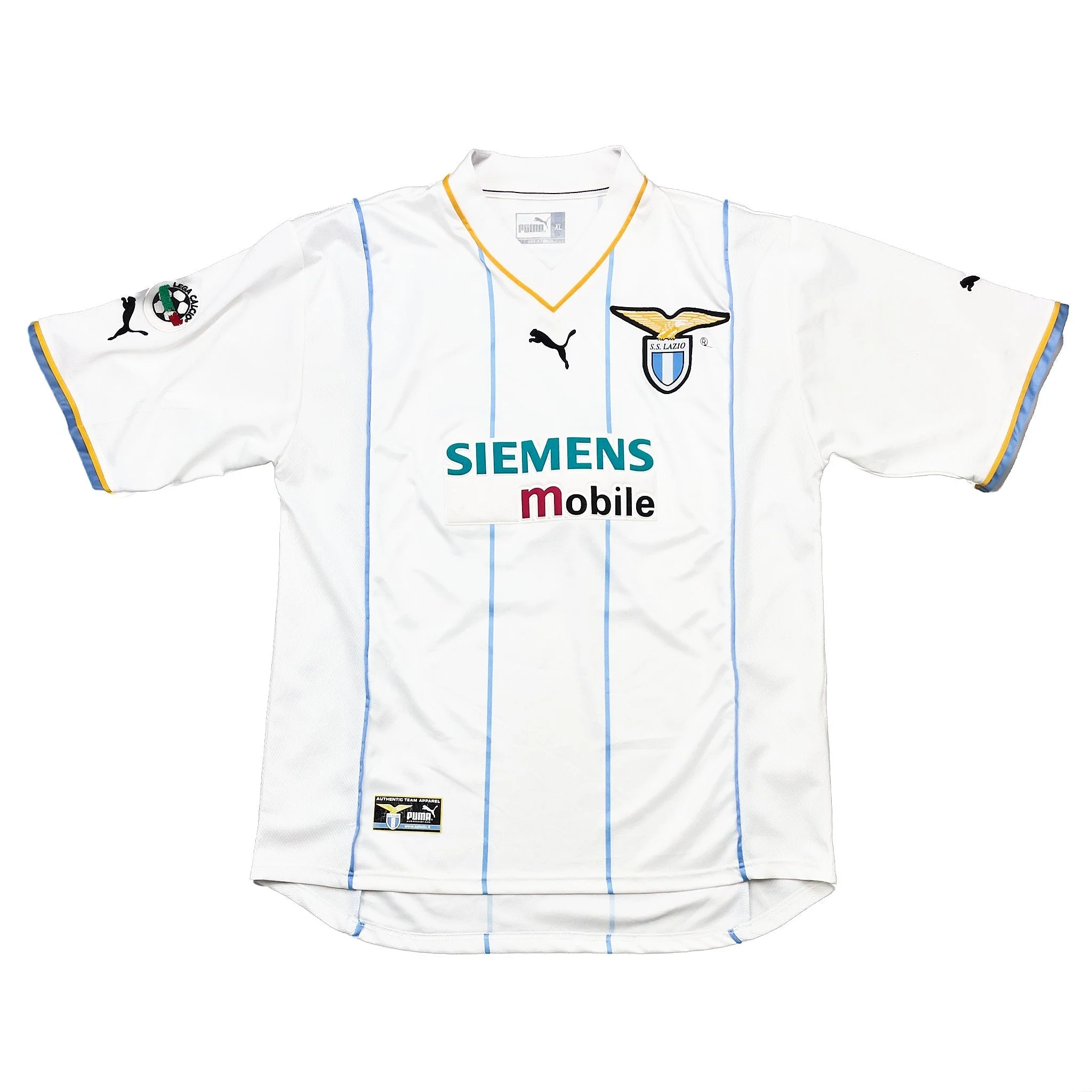 2001/02 Lazio Pancaro #15 *Match Issue* Away Shirt (XL) Puma - Image 2