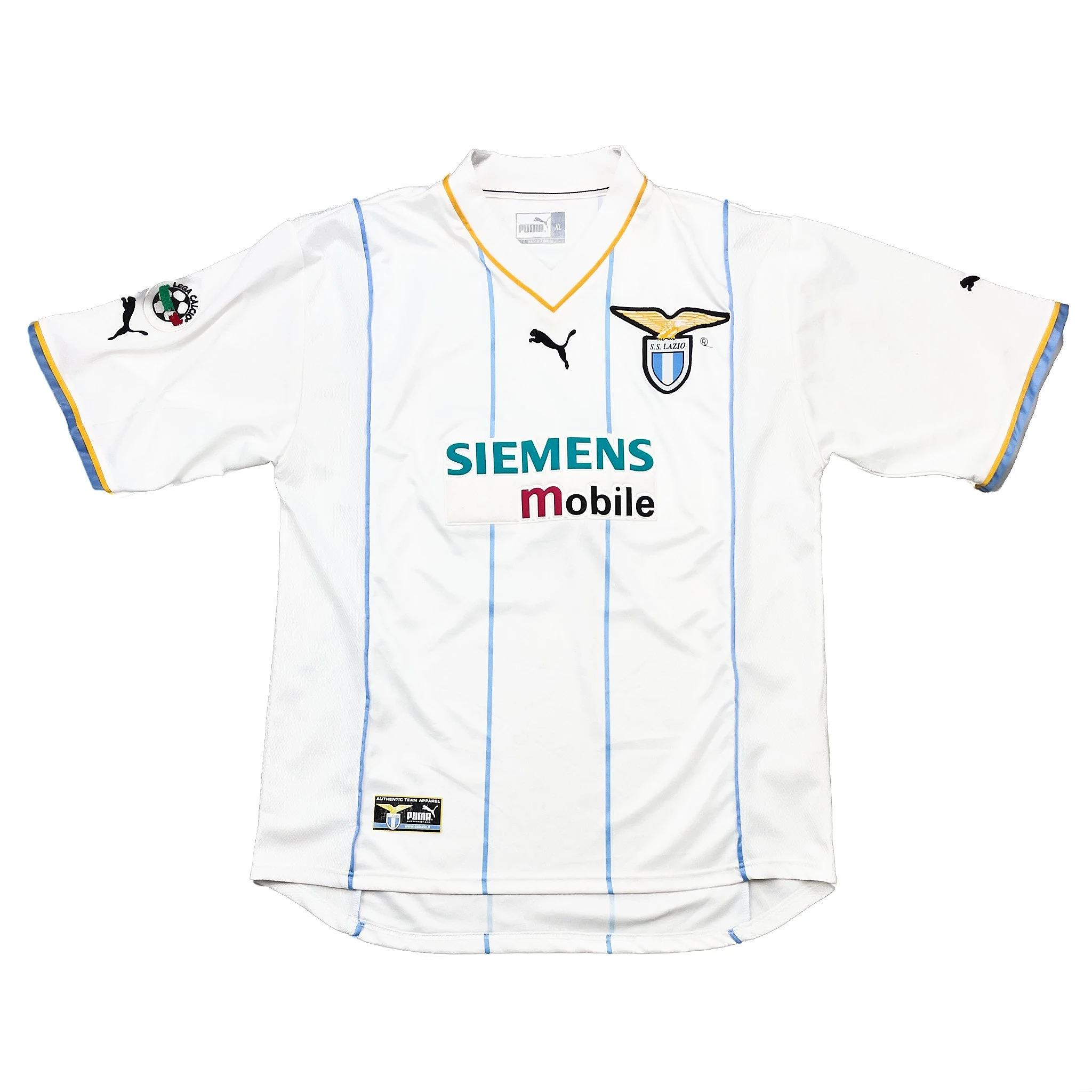2001/02 Lazio Pancaro #15 *Match Issue* Away Shirt (XL) Puma - Image 4
