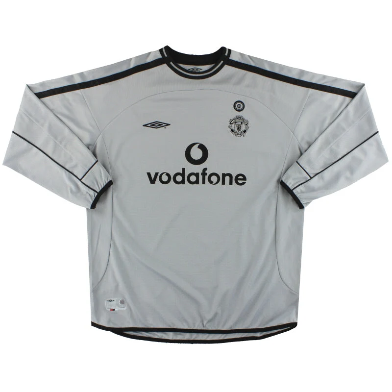 2001-02 Manchester United Umbro Centenary Goalkeeper Shirt L.Boys