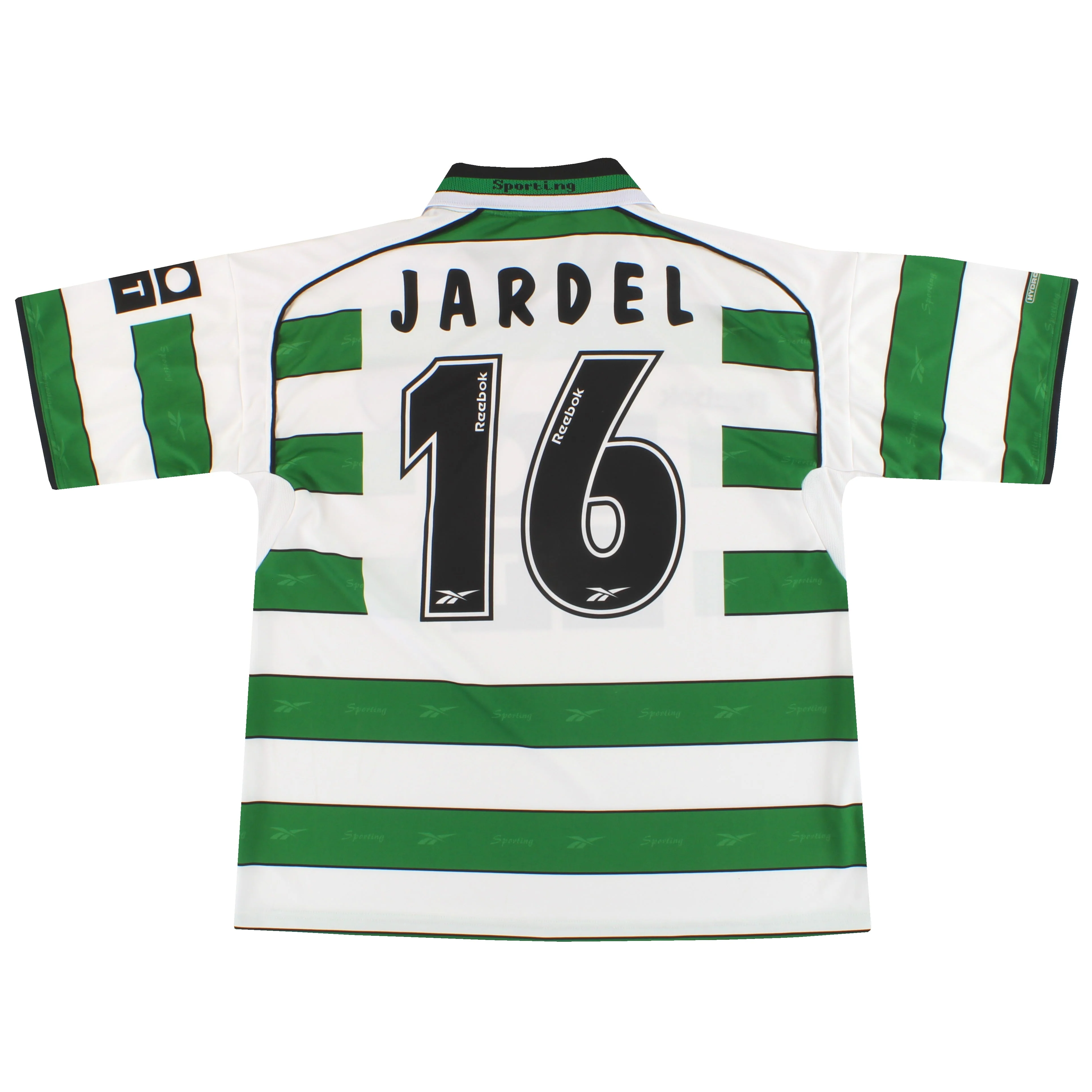 2001-02 Sporting Lisbon Reebok Home Shirt Jardel #16 M