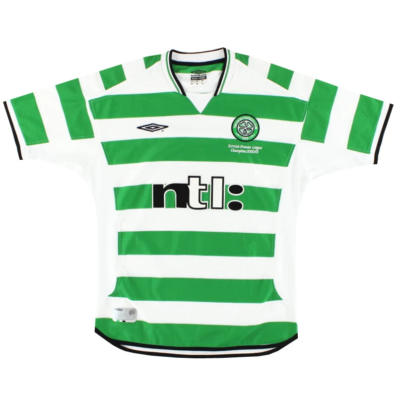 2001-03 Celtic Umbro 'Champions' Home Shirt XL