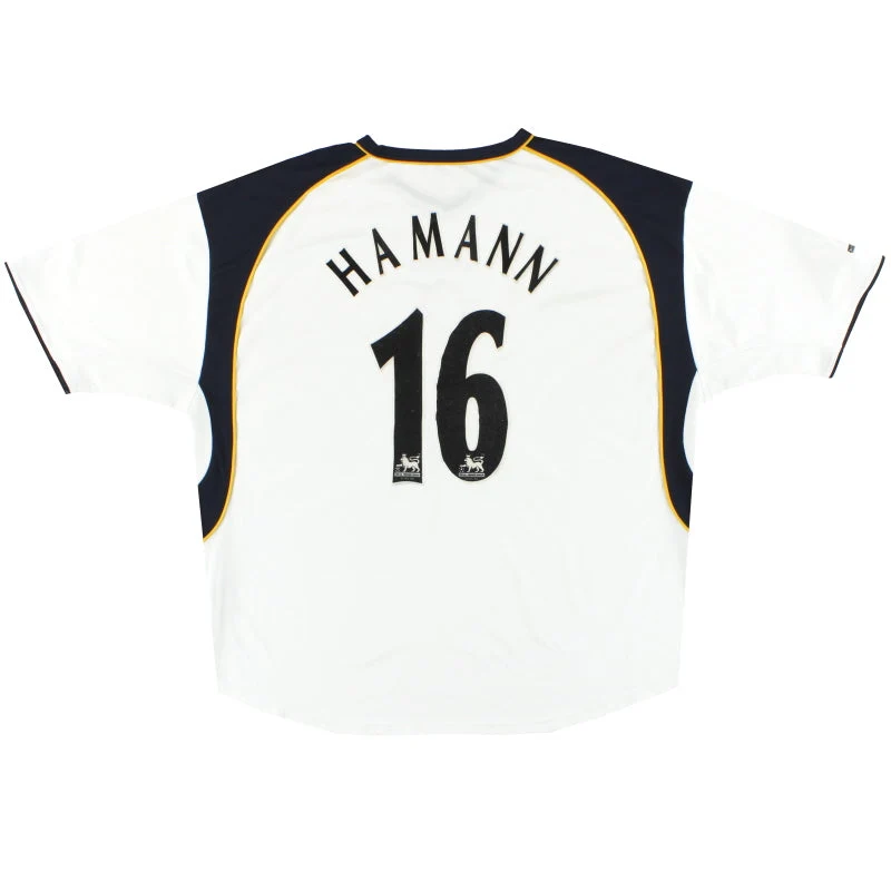 2001-03 Liverpool Reebok Away Shirt Hamann #16 XXL