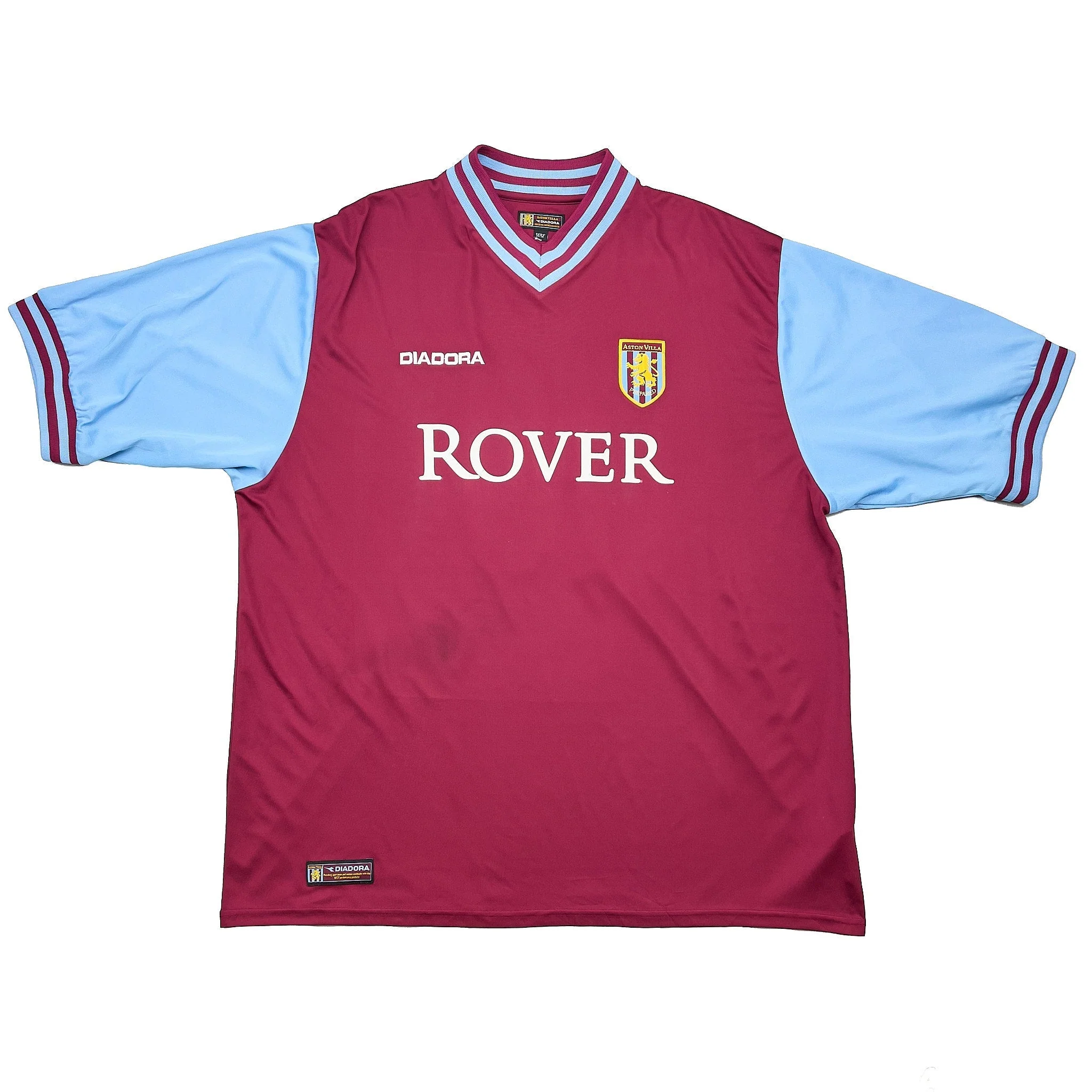 2002/03 Aston Villa Merson #10 Home Shirt (XXL) Diadora - Image 2