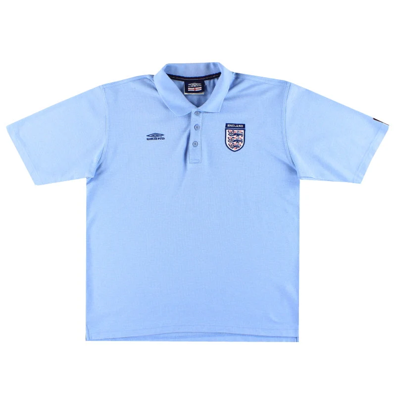 2002-03 England Umbro Polo Shirt L