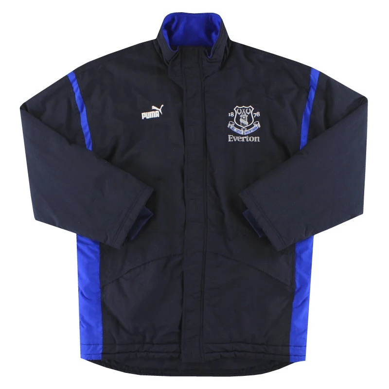 2002-03 Everton Puma Padded Bench Coat M