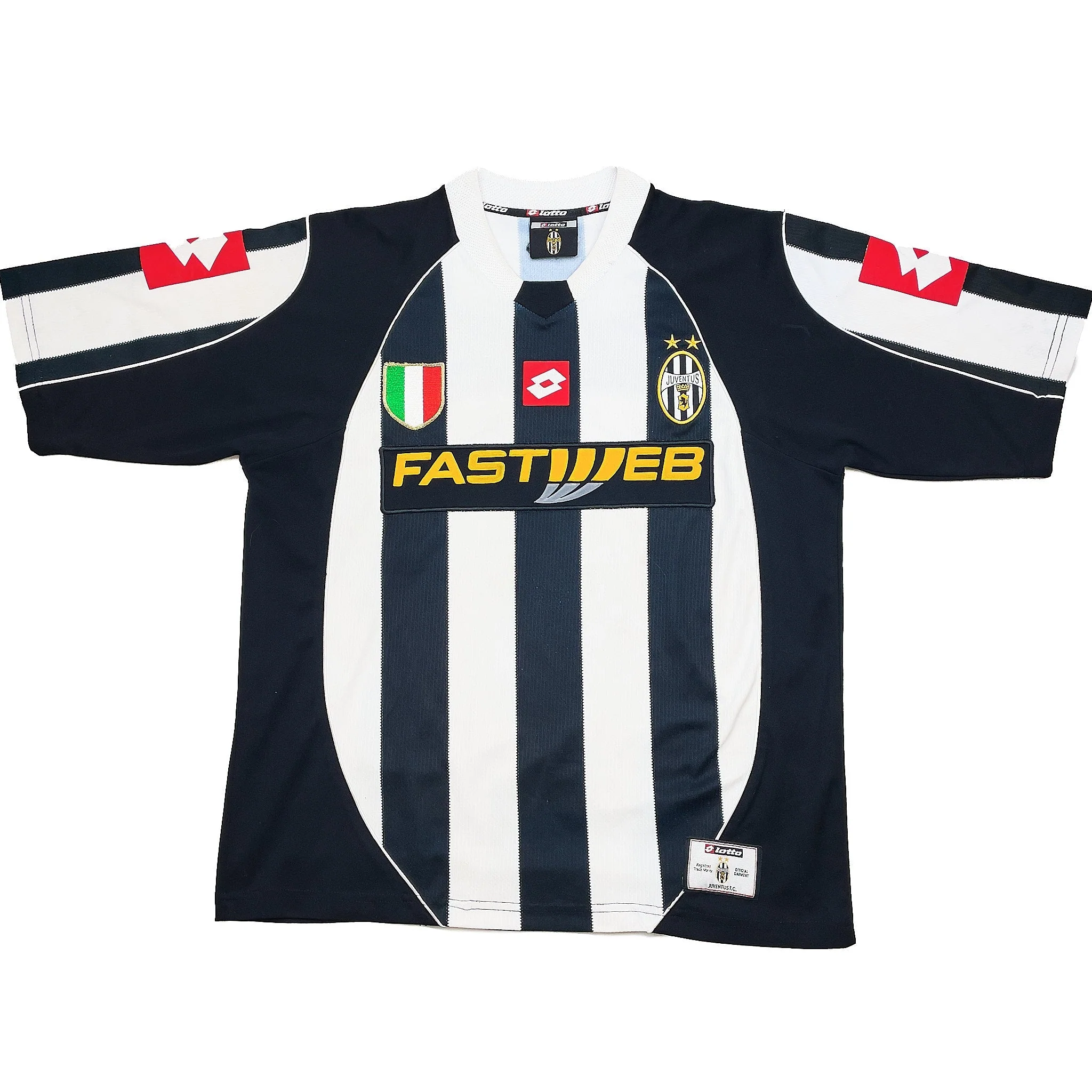 2002/03 Juventus Salas #9 Home Shirt (L) Lotto - Image 2