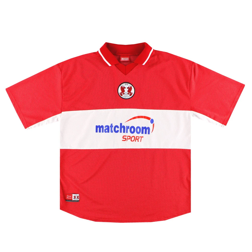 2002-03 Leyton Orient Home Shirt *Mint* XL
