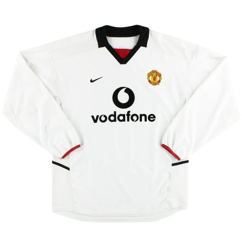 2002-03 Manchester United Nike Away Shirt L/S