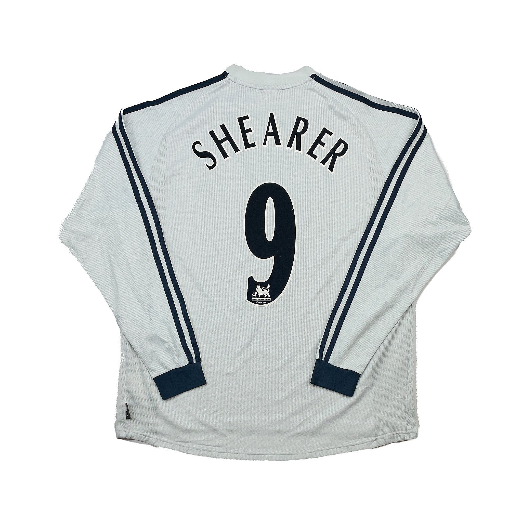 2002/03 Newcastle United Shearer #9 L/S Away Shirt (L) Adidas