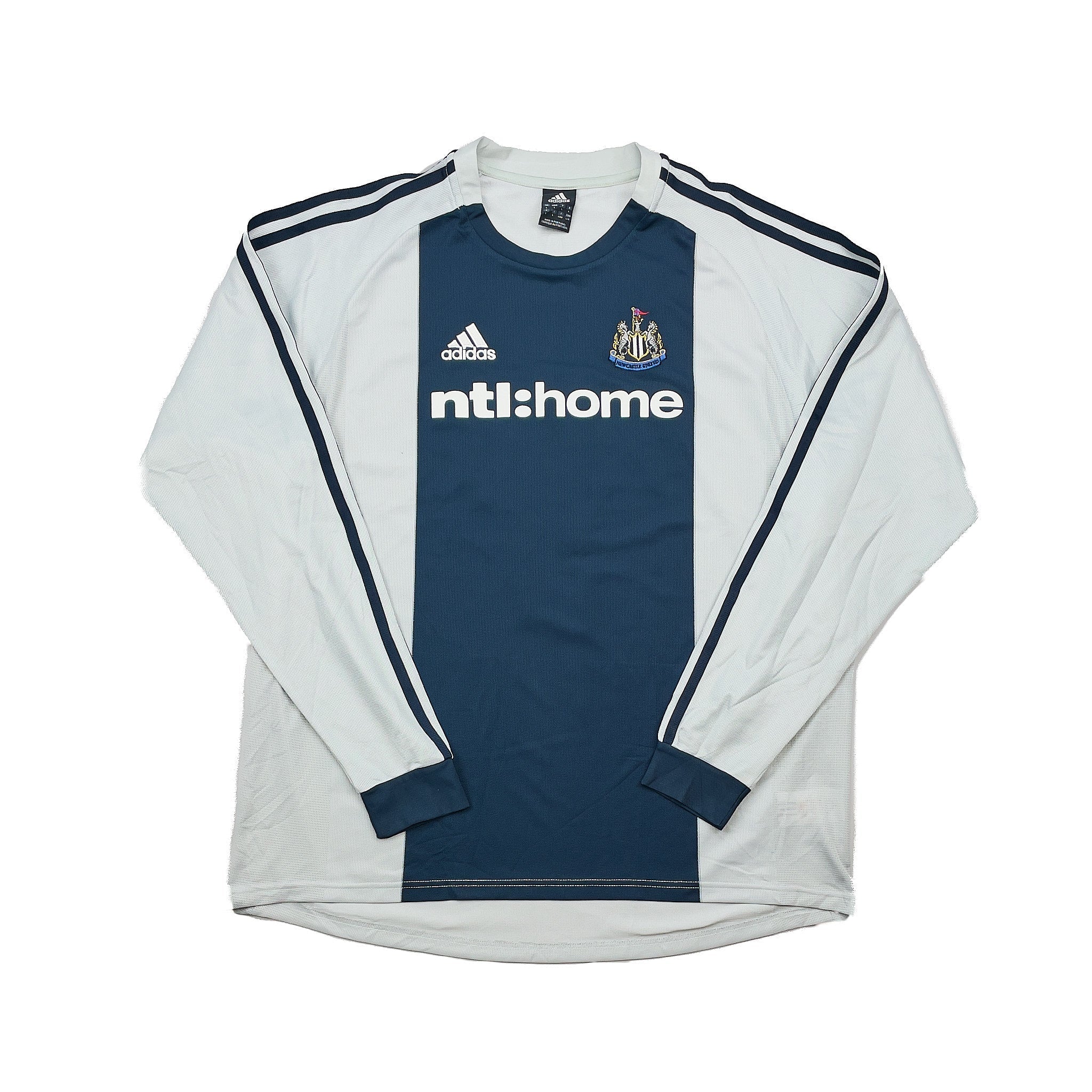 2002/03 Newcastle United Shearer #9 L/S Away Shirt (L) Adidas - Image 2