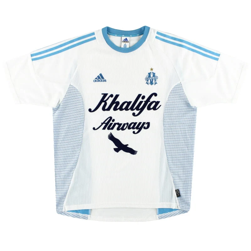 2002-03 Olympique Marseille adidas Home Shirt L