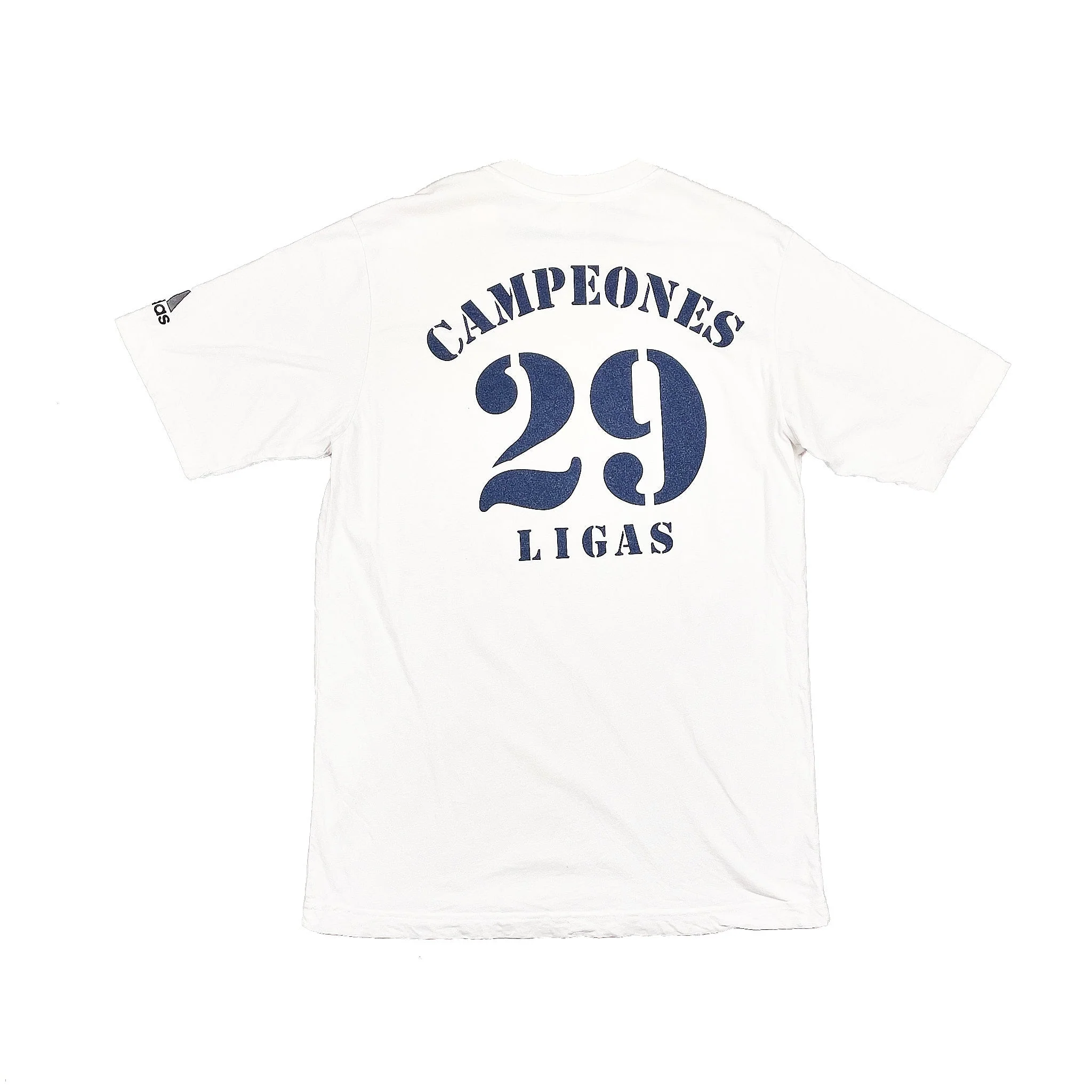 2002/03 Real Madrid '29 Champions' T-Shirt (S) Adidas - Image 2