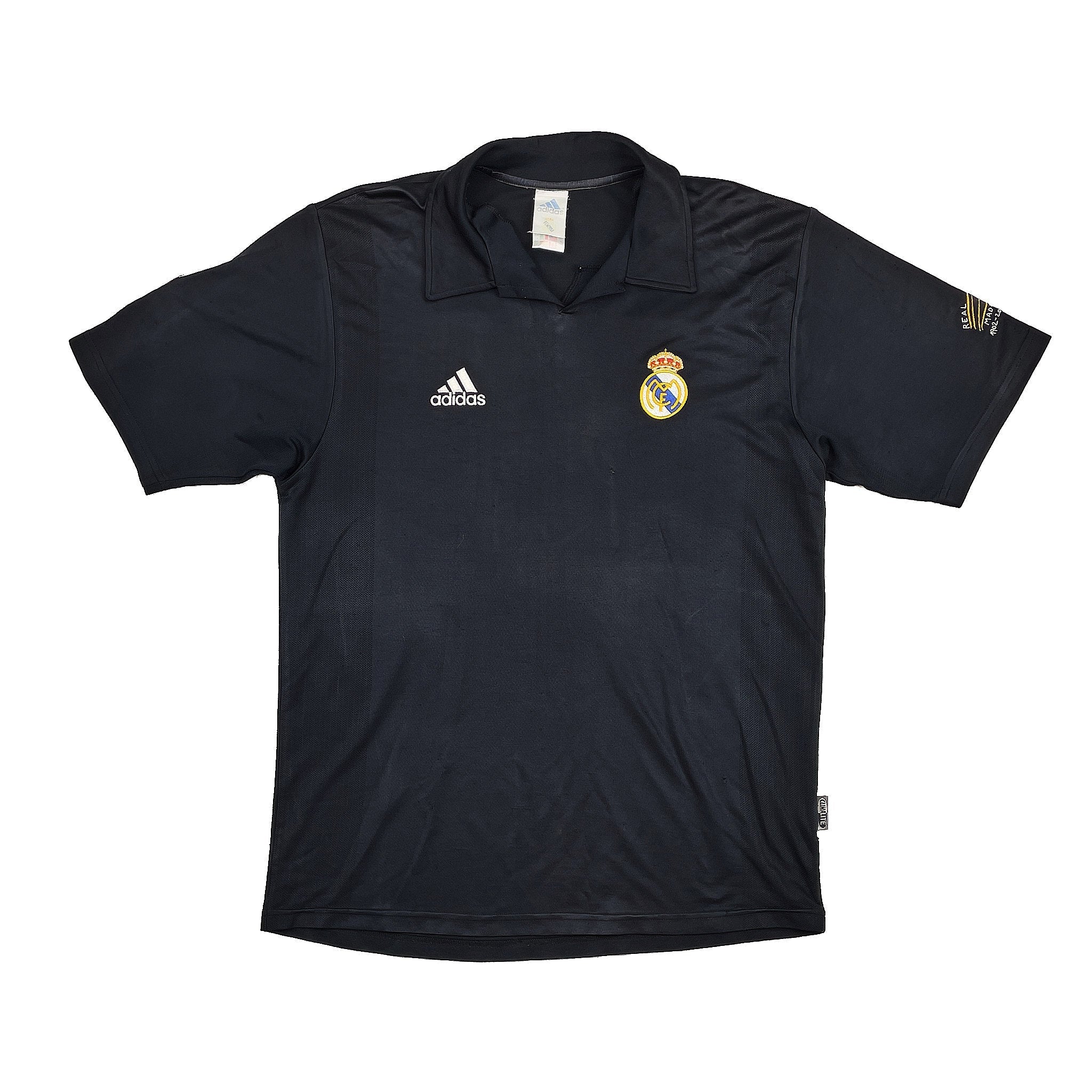 2002/03 Real Madrid Guti H #14 *Centenary* Away Shirt (M) Adidas - Image 2