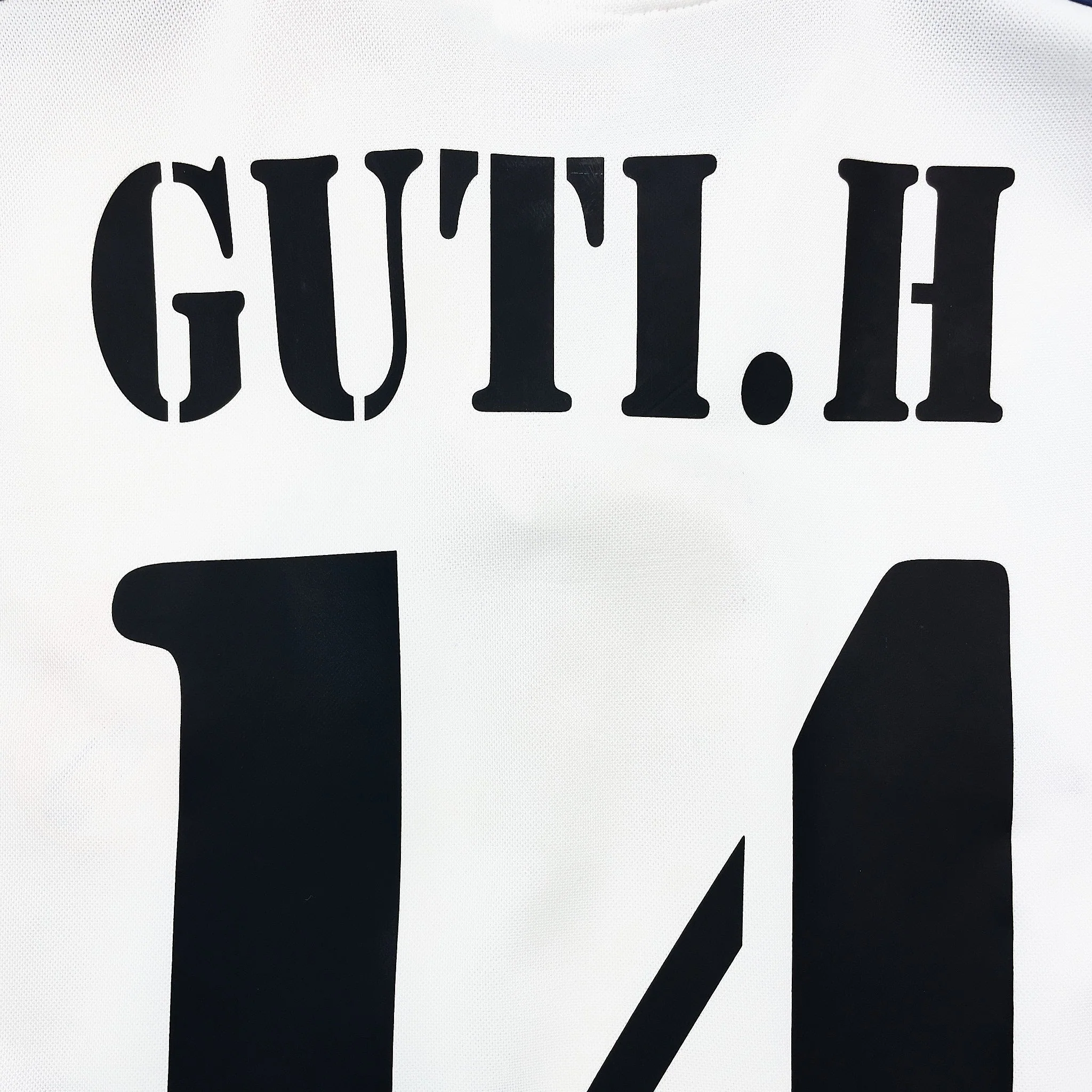 2002/03 Real Madrid Guti Haz #14 C/L Centenary Home Shirt (M) Adidas - Image 3